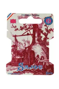 Sajou ribbon and thread storage card - Toile de Jouy motif - Garançage
