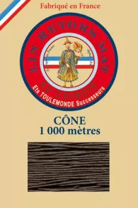 Matt twisted linen 12/3 on 1000m cones colour 298 Lichen Fil Au Chinois