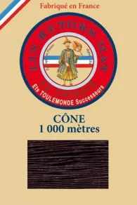 Matt twisted linen 12/3 on 1000m cones colour 369 Soil Fil Au Chinois