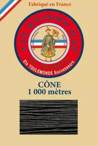 Matt twisted linen 12/3 on 1000m cones colour 494 Pine Fil Au Chinois