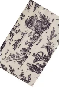 Fat Quarter Sajou-Stoff L'Offrande à l'Amour grau: Präsentation