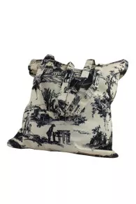 Sajou Tote bag Travaux Manufacture black fabric