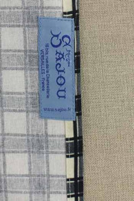 Sajou blue label sewn inside the bag