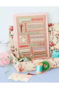 January panel from Marie Suarez book Embroiders the World of Sajou