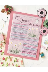 June panel from Marie Suarez book Embroiders the World of Sajou