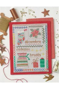 December panel from Marie Suarez book Embroiders the World of Sajou