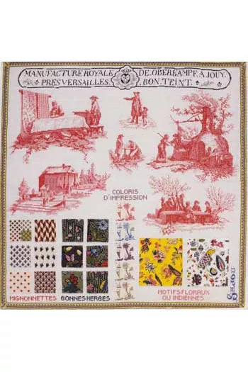 Sajou toiles de Jouy cross stich kit - finished format 57.5 x 57cm Sajou toiles de Jouy cross stich kit - finished format 57.5 x 57cm