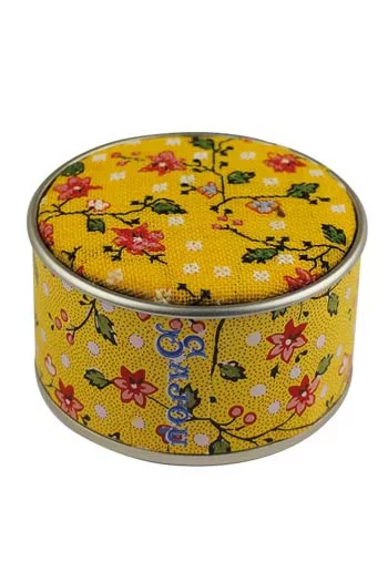 Cross stitch kit Sajou yellow indienne Mignonnette box to embroider Cross stitch kit Sajou yellow indienne Mignonnette box to embroider
