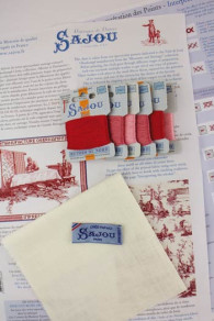 Stickpackung Kreuzstich Jouy Bedrucken