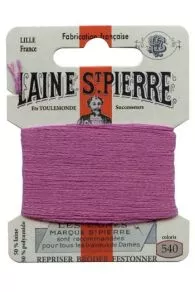 Laine Saint-Pierre 10m card - embroidery and darning thread 540 - Violet