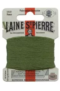 Laine Saint-Pierre zum Sticken-Stopfen - 945 - Shetland Grün